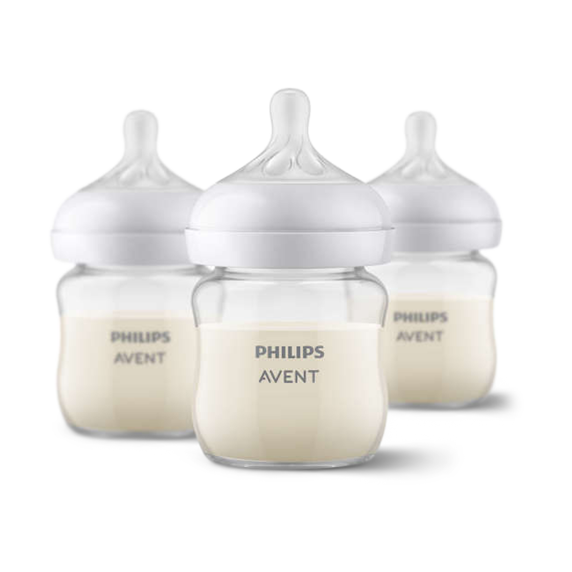 Philips Avent Glass Natural Baby Bottle - 4 Oz, 3.