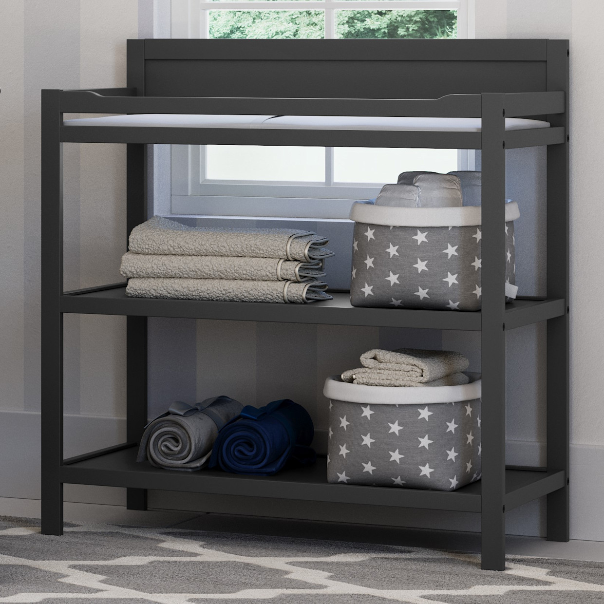Storkcraft Alpine Changing Table - Gray.