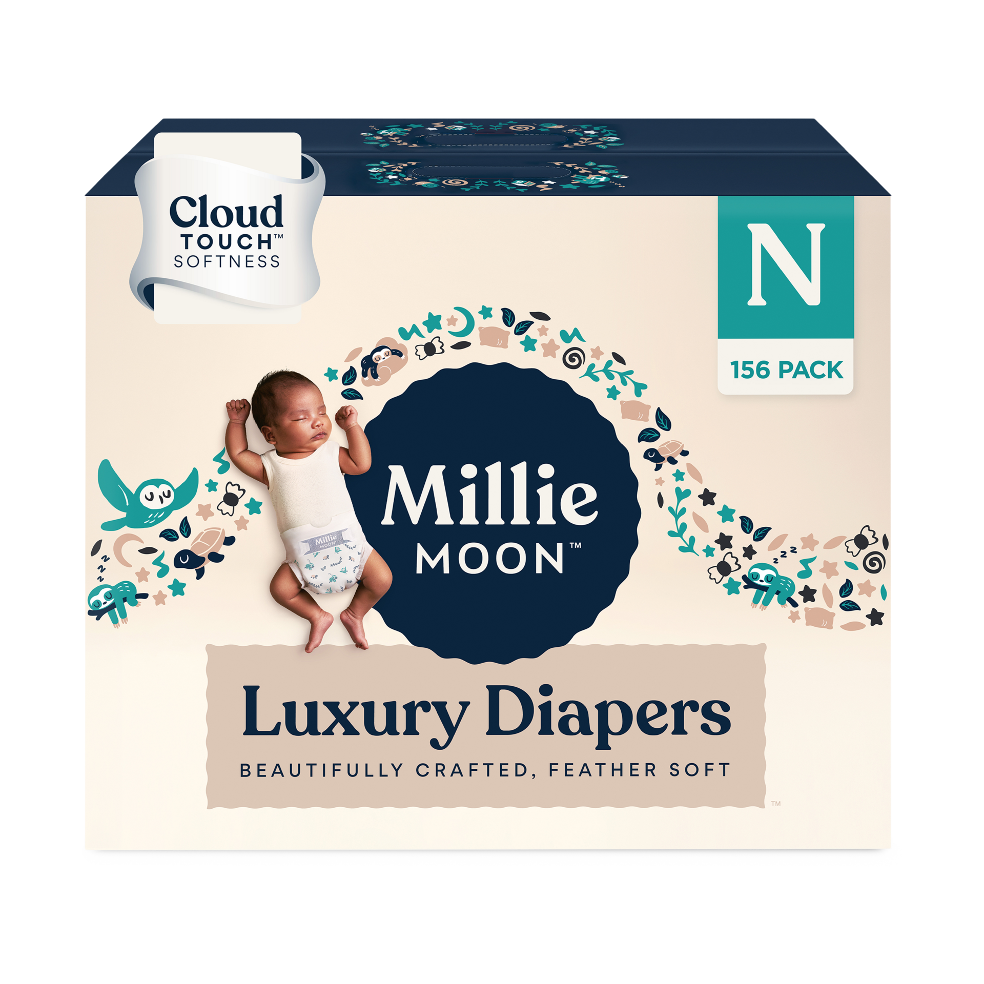 Millie Moon Luxury Diapers.