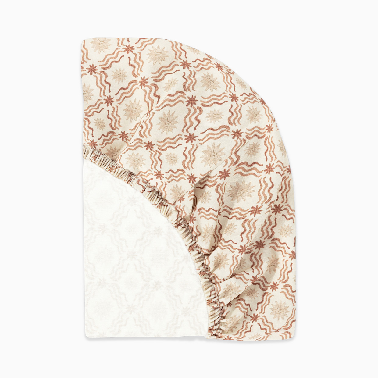 babyletto All-Stages Organic Brushed Cotton Bassinet Sheet - Autumn Star.