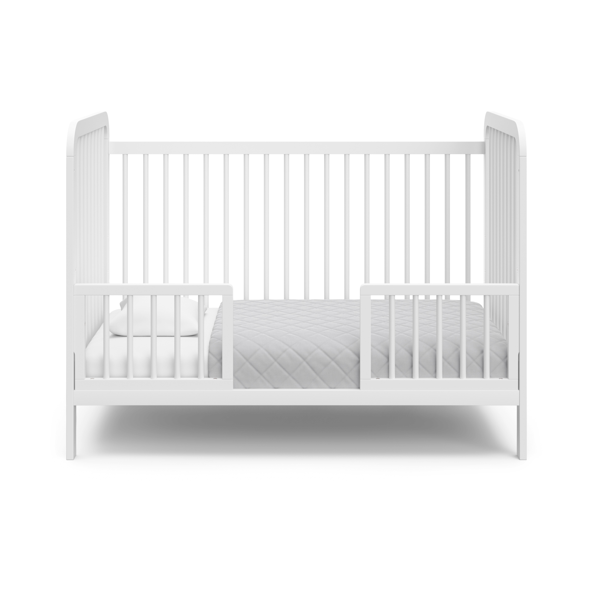 Storkcraft Universal Toddler Safety Guardrail Kit (Dowels) - White.