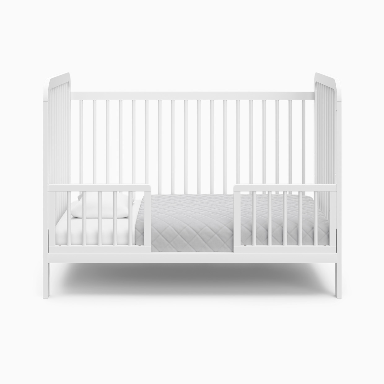 Storkcraft Universal Toddler Safety Guardrail Kit (Dowels) - White.