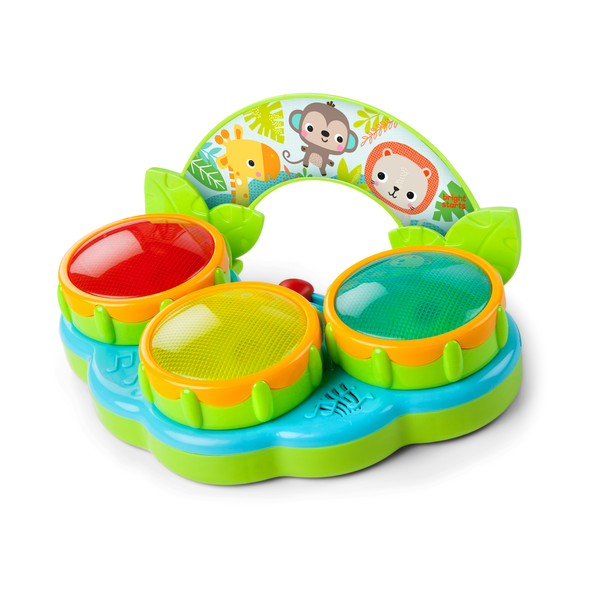 Bright Starts Safari Beats Musical Drum Toy.