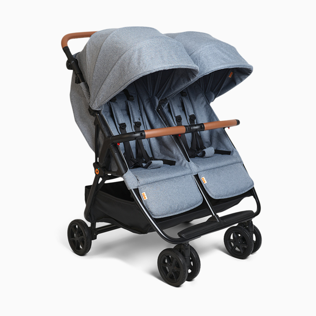 Zoe Twinᵛ³ Double Stroller - Denim.
