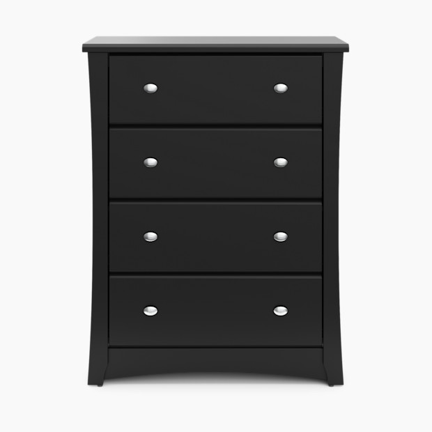 Storkcraft Crescent 4 Drawer Chest Black Babylist Shop