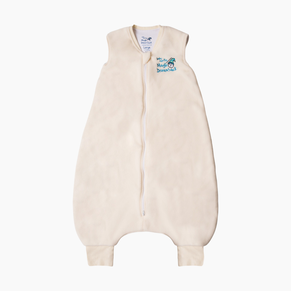 Baby Merlin's Magic Sleepsuit Microfleece Dream Sack Walker - Cream, 12-18 Months.