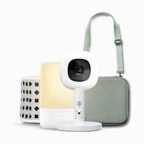 Nanit Pro Smart Baby Monitor & Flex Stand - 1080p Wi-Fi Video Camera, Sensor-Free Sleep & Breathing Motion Tracker, 2-Way Audio, Sound/Motion/Cry Notifications, Night Vision, and Breathing Band