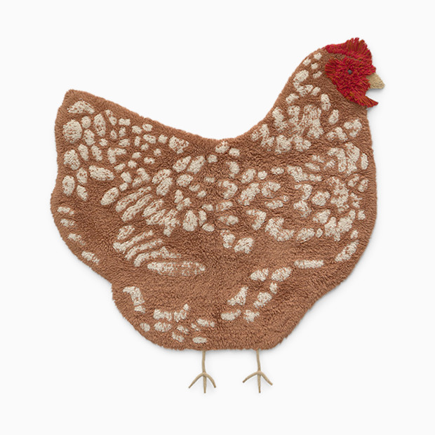 Lorena Canals Chicken Washable Rug.