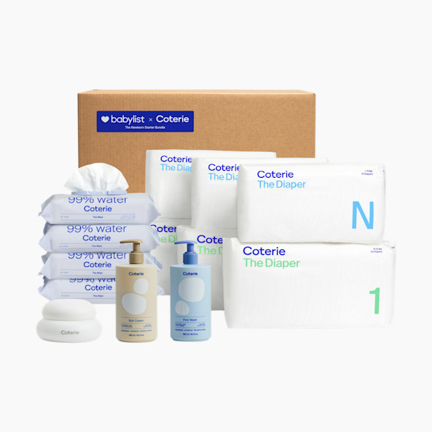 Coterie Mega Diapers, Wipes & Skincare Bundle.