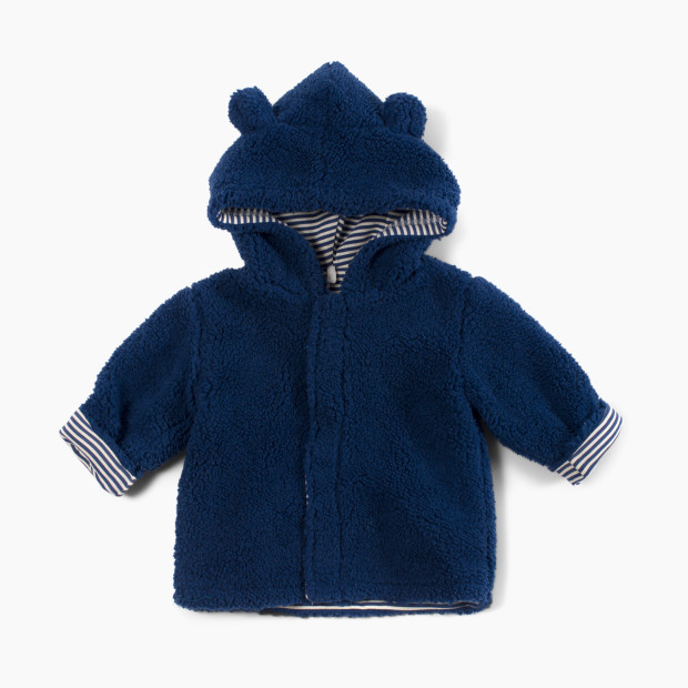 Magnetic Me Fleece Jacket - Blueberry, 0-6 Months.