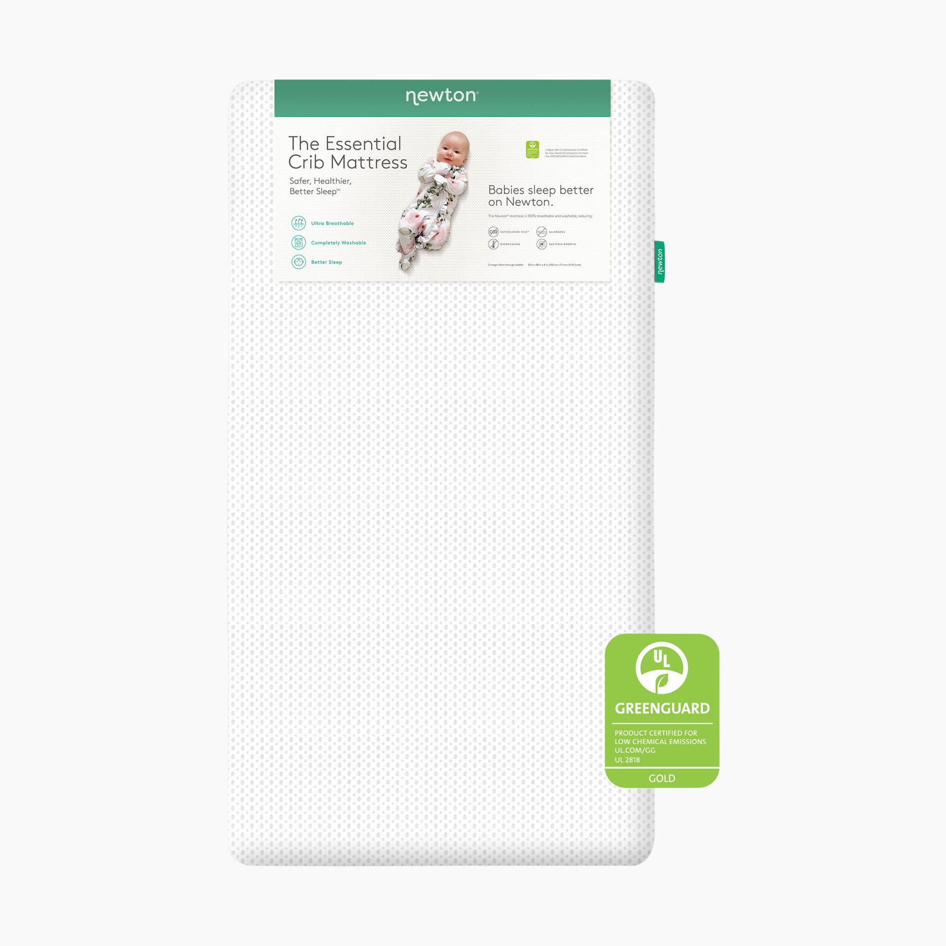 Newton Baby Essential Breathable Standard Size Crib Mattress