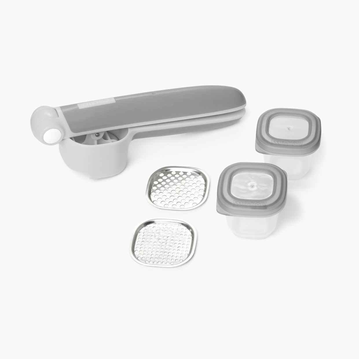 Skip Hop Easy-Prep Food Press Set - Grey.