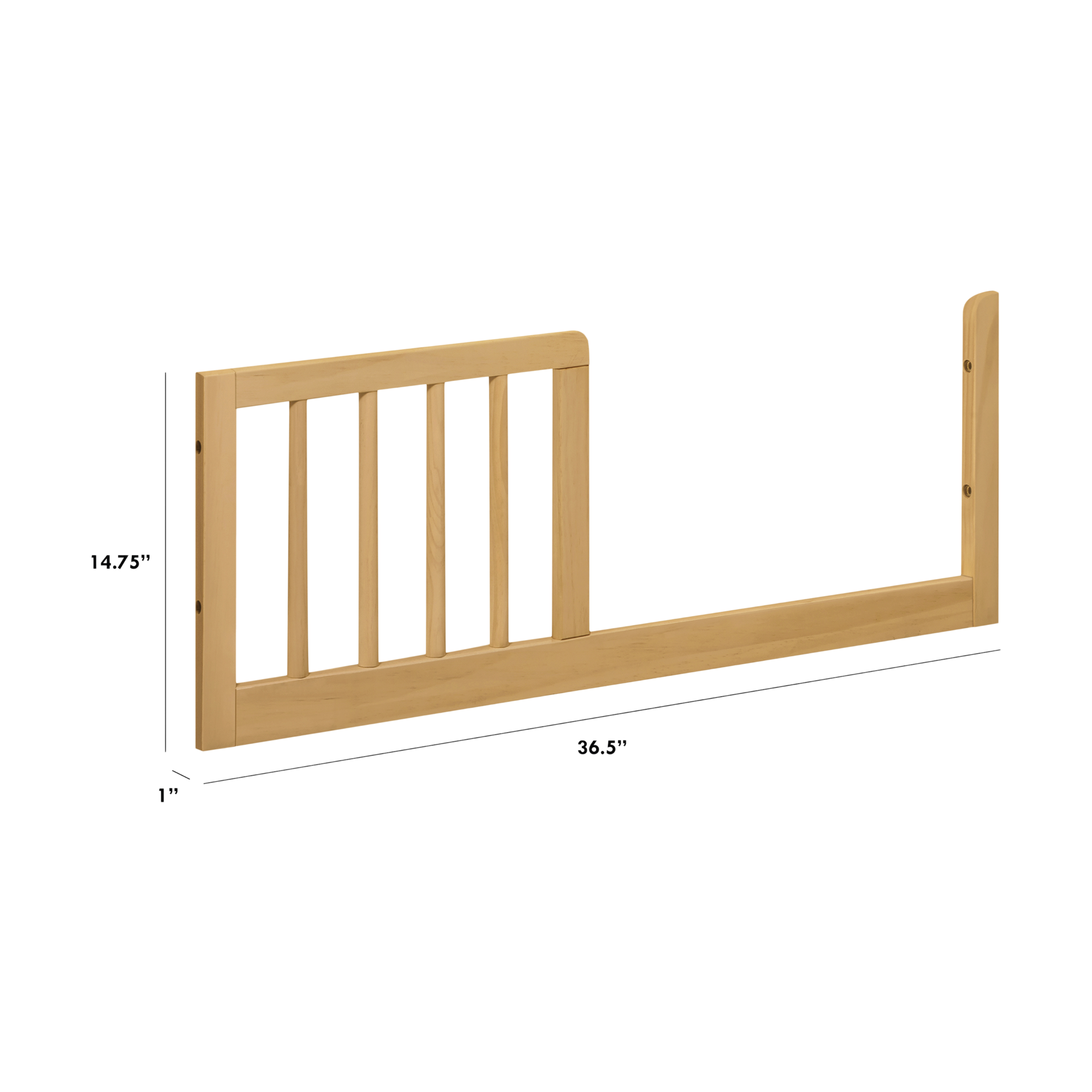 babyletto Gelato Mini Toddler Bed Conversion Kit - Honey.