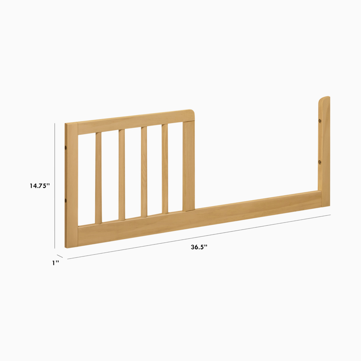 babyletto Gelato Mini Toddler Bed Conversion Kit - Honey.