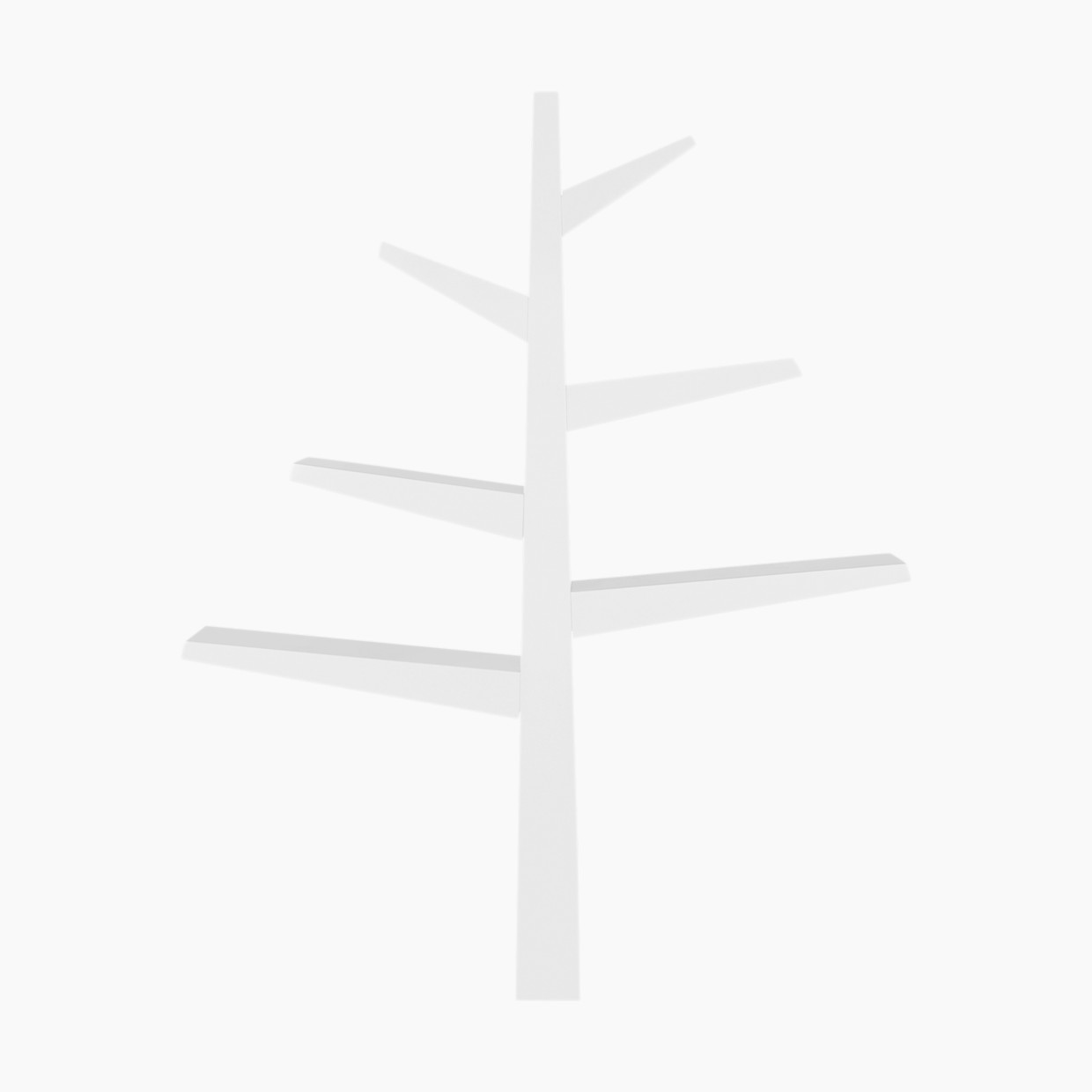 babyletto Spruce Tree Bookcase - White.