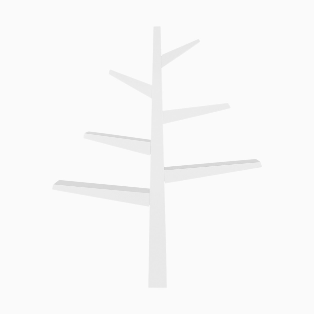 babyletto Spruce Tree Bookcase - White.