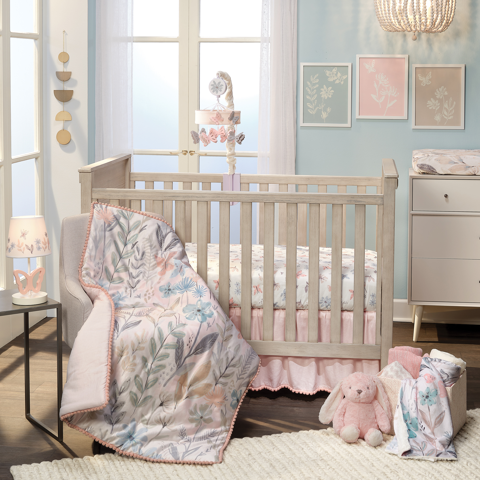 Lambs & Ivy 3Piece Crib Bedding Set Baby Blooms Babylist Shop