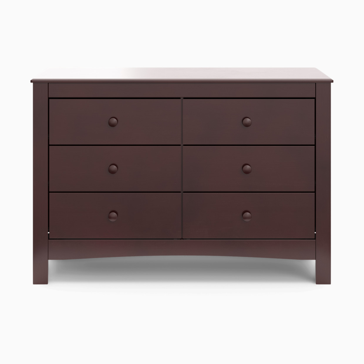 Graco Noah 6 Drawer Double Dresser - Espresso.