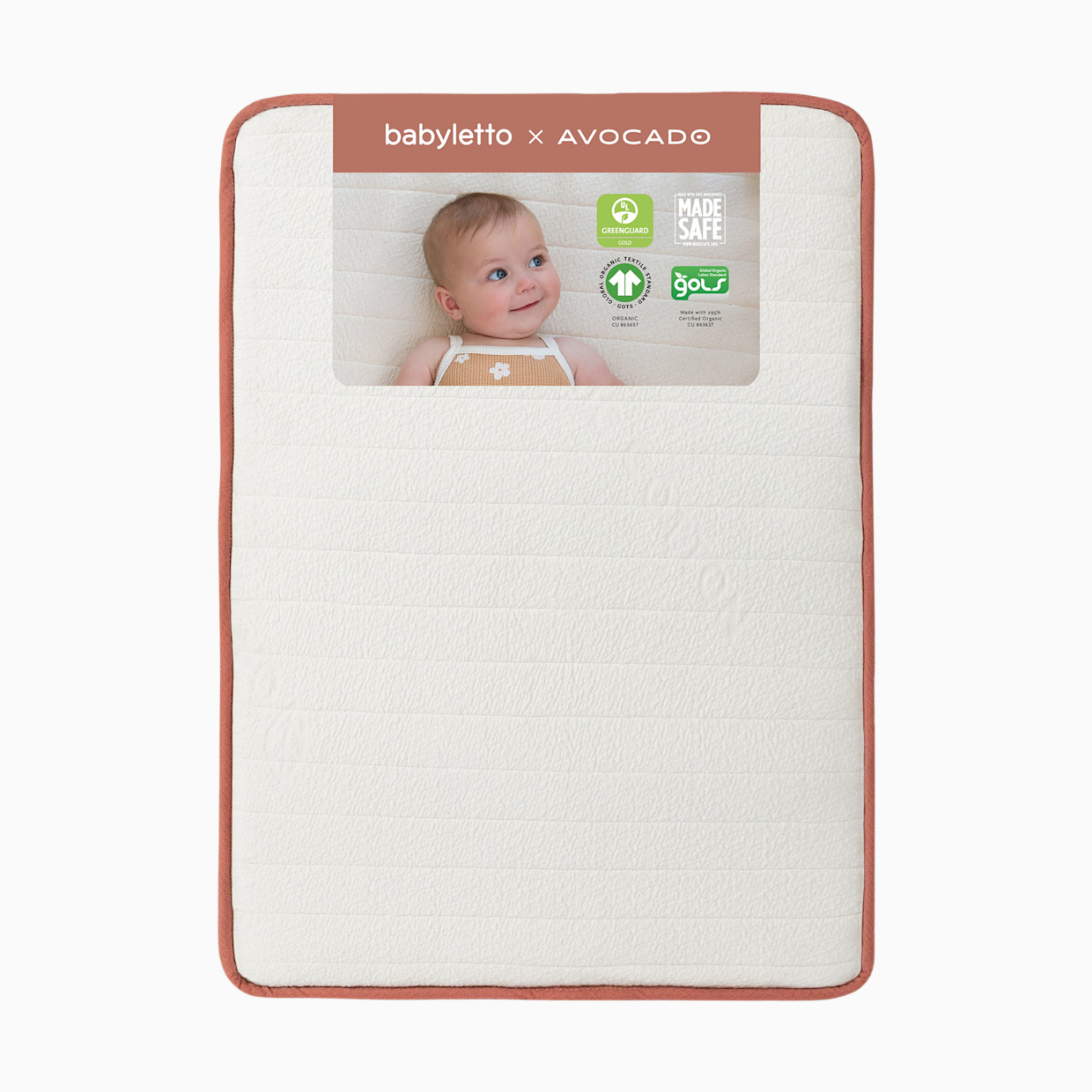 babyletto babyletto x Avocado Mini Crib Size Organic Mattress.