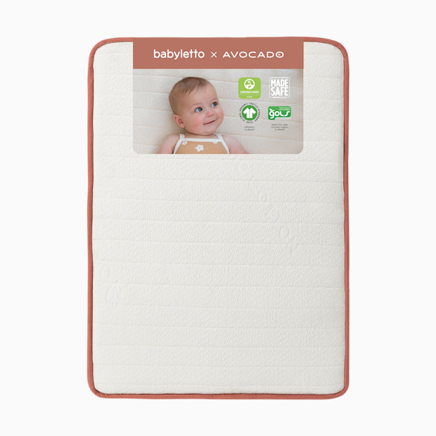 babyletto babyletto x Avocado Mini Crib Size Organic Mattress.