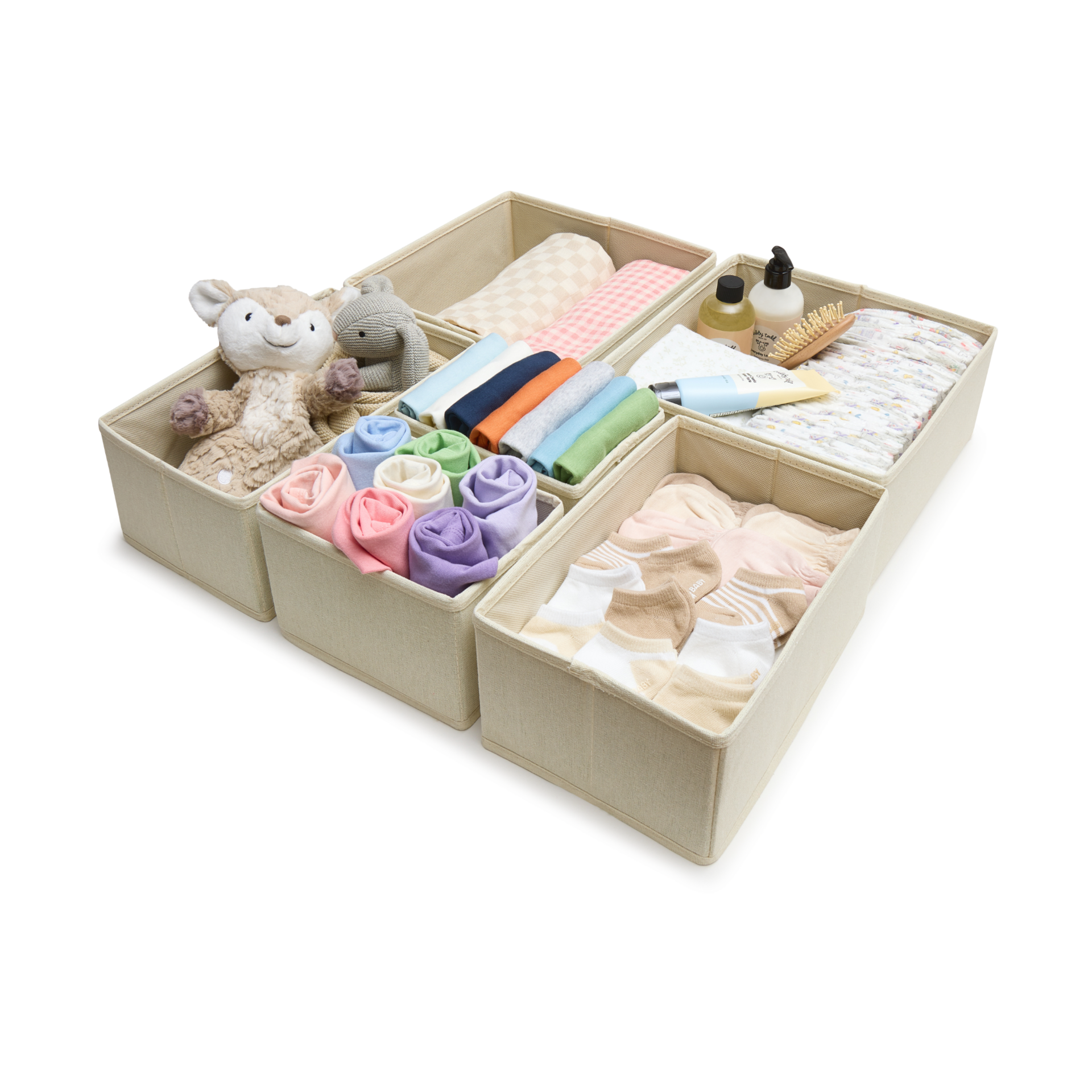 Sprucely Drawer Organizers - Oat.