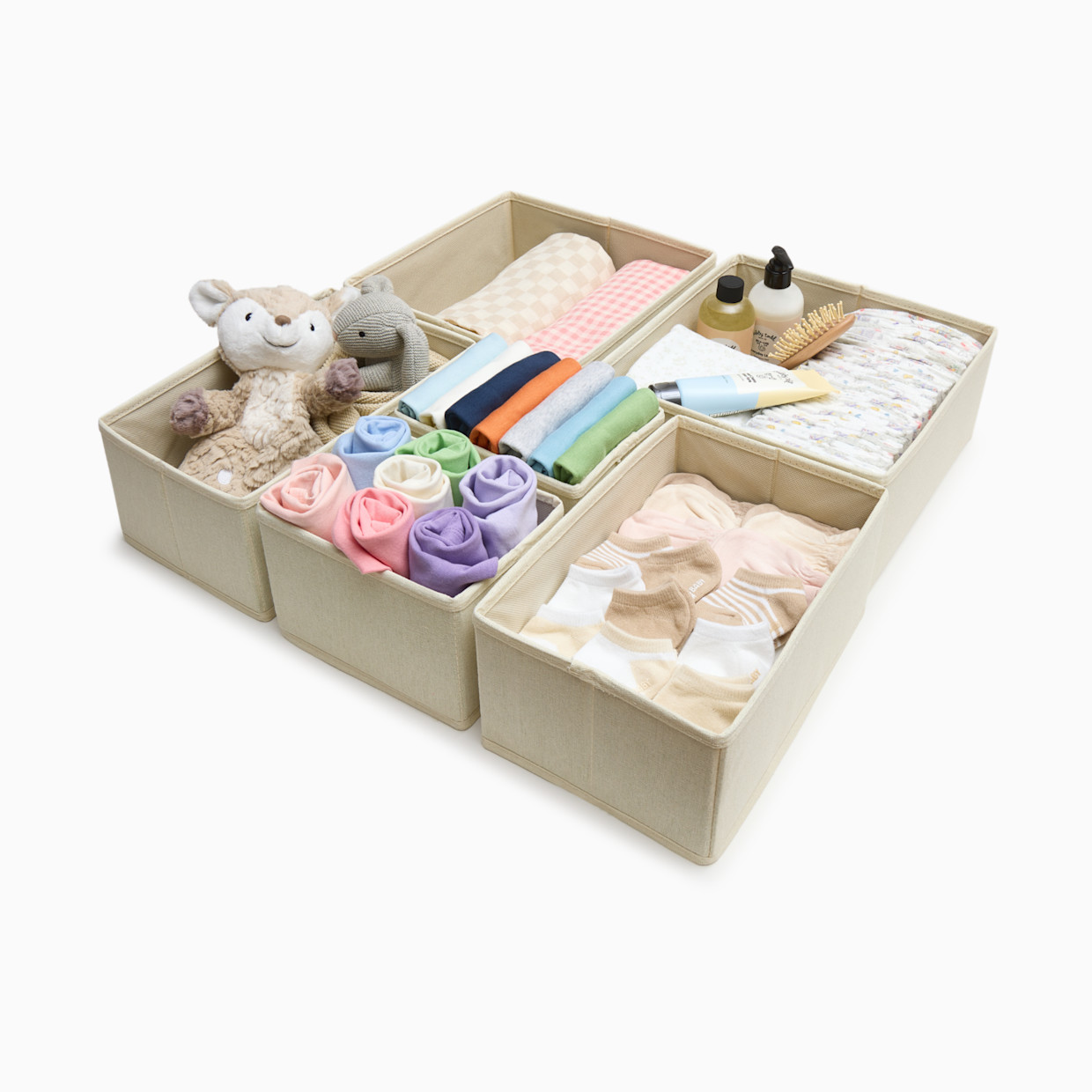 Sprucely Drawer Organizers - Oat.