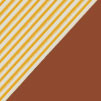 DockATot Swaddle Set - Golden Stripe/Pumpkin Spice.