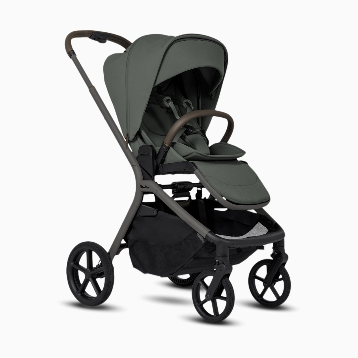 Silver Cross Breez Mid-Size Compact Stroller - Pewter.