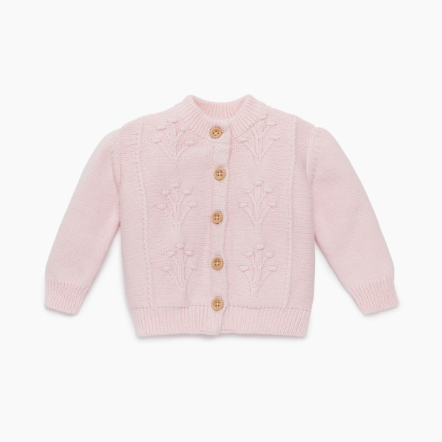 Loomsake 4-Piece Floral Sweater Set - Cerise Pink, 0-3 M | Babylist Shop