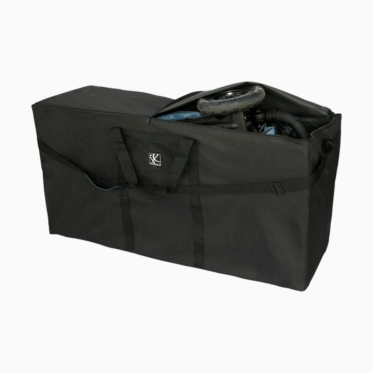 JL Childress Single & Double Stroller Travel Bag - Black.