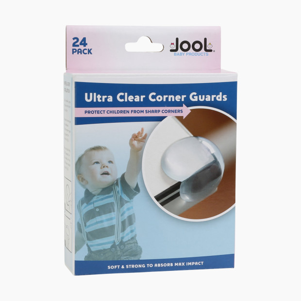 Jool Baby Adhesive Clear Corner Guards (24 Pack) - Clear.