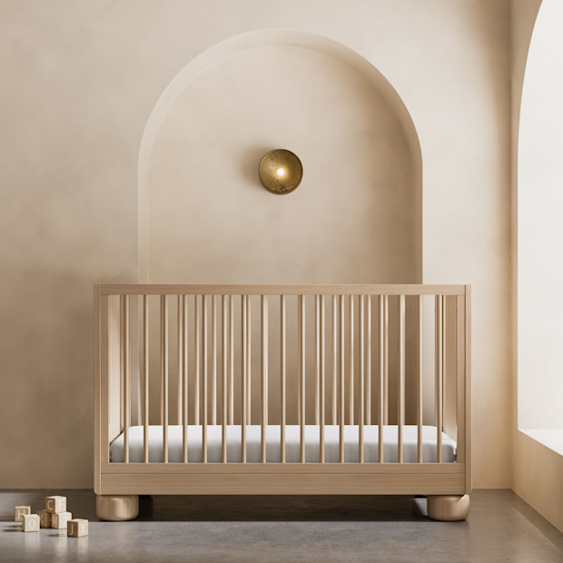 Storkcraft Sorrento Deluxe 3-in-1 Convertible Crib with Toddler Guardrail.