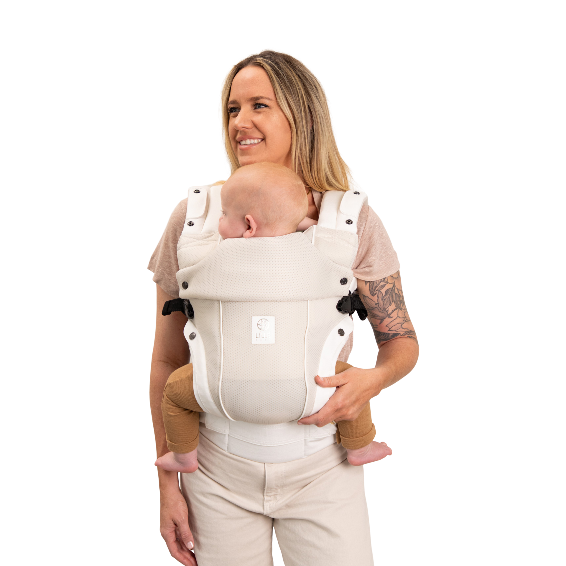 lillebaby Elevate Air Carrier With Tote And Infant Pillow.