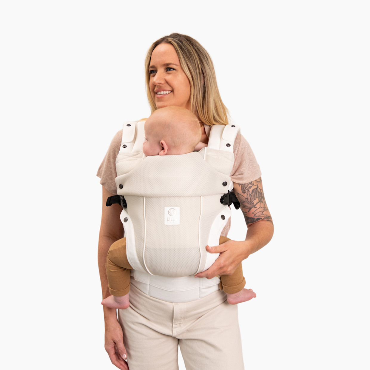 lillebaby Elevate Air Carrier With Tote And Infant Pillow - Whisper.