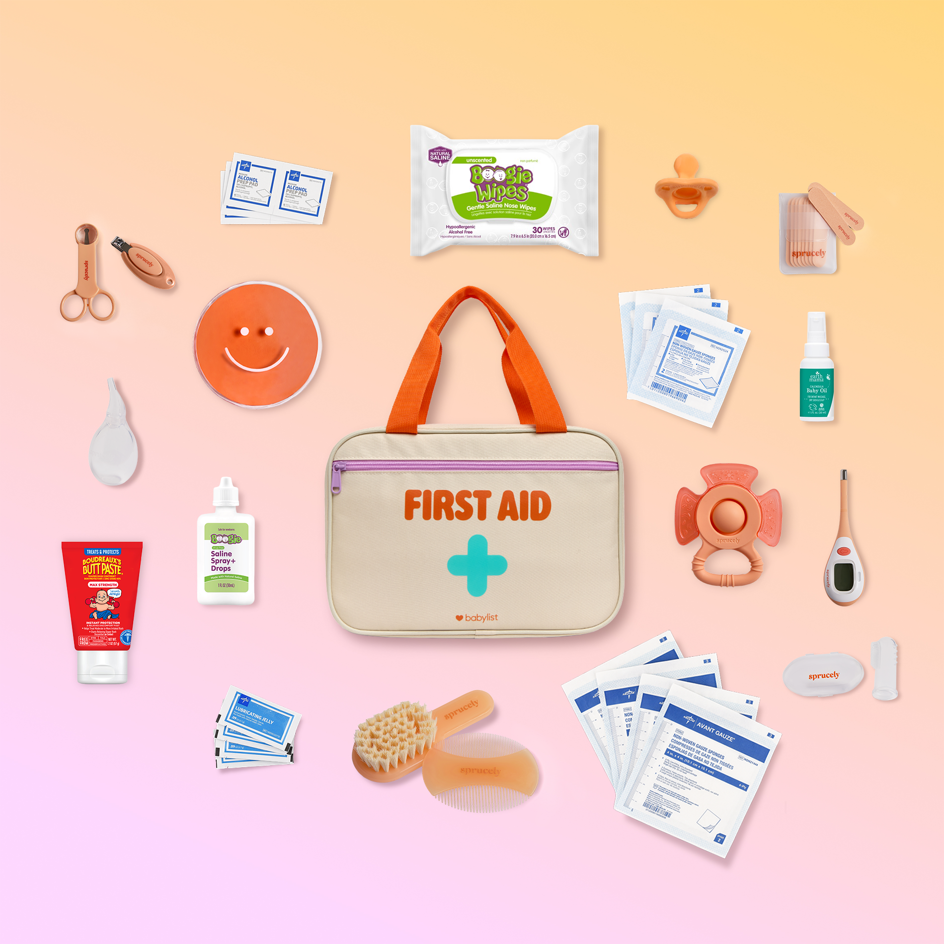 Babylist Baby First Aid & Grooming Kit.