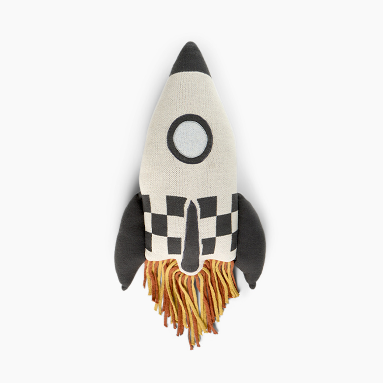 Lorena Canals Rocket Knitted Cushion.