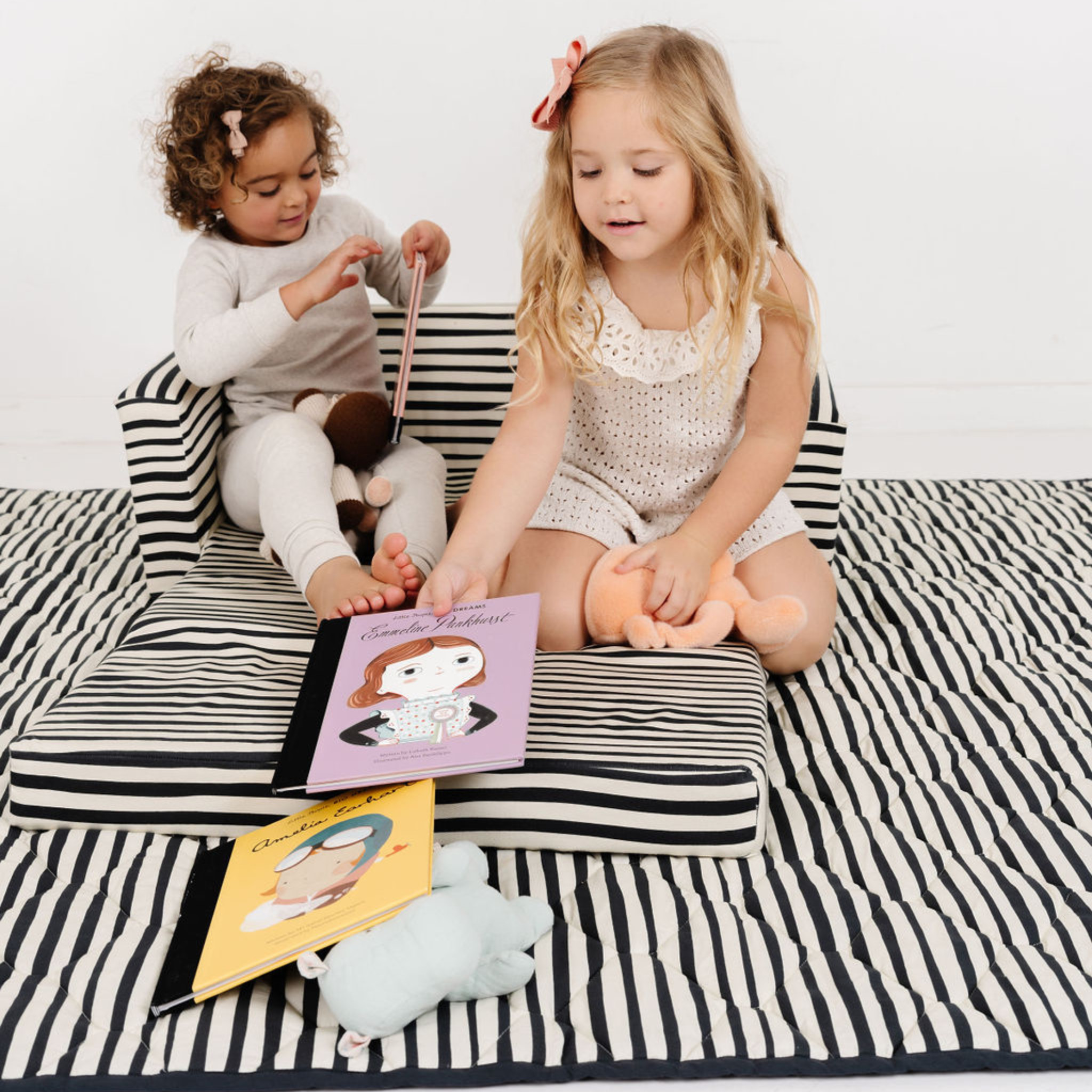 Toki Mats Picnic Blanket - Checker Matcha | Babylist Shop