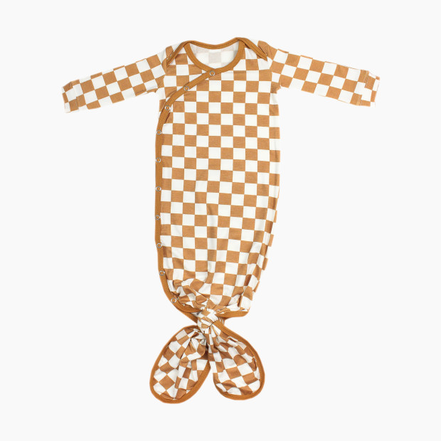 Copper Pearl Knotted Gown - Rad, 0-4 M.