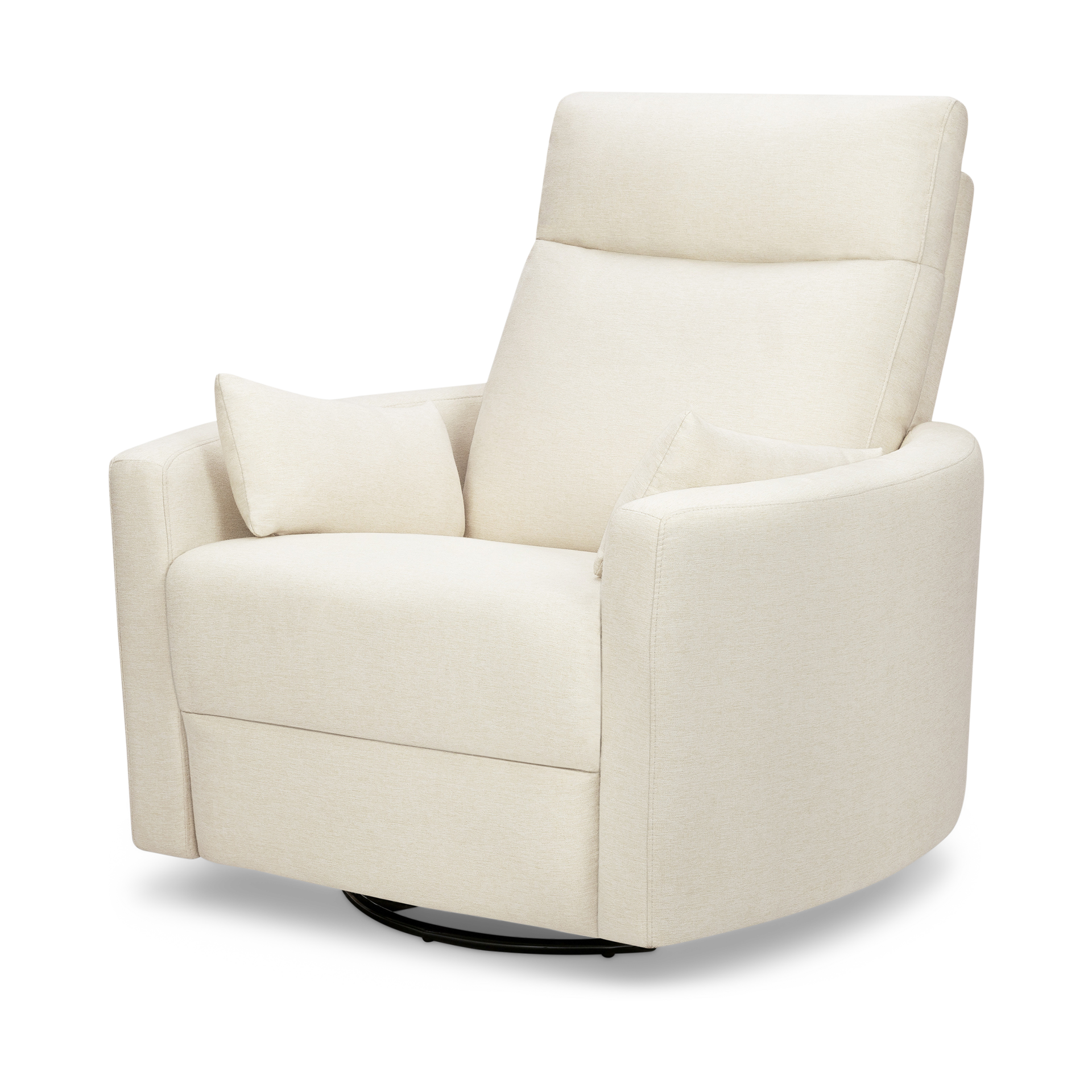 daVinci Atlas Manual Swivel Recliner - Vanilla.