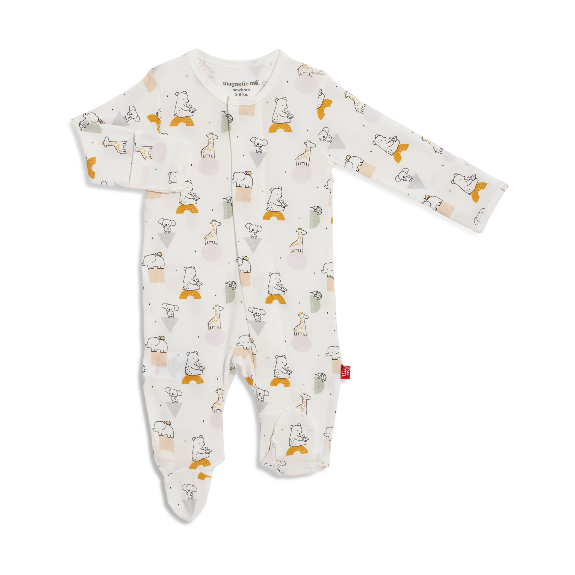 Magnetic Me Lullaby Sky Pink Modal Footie main image 1