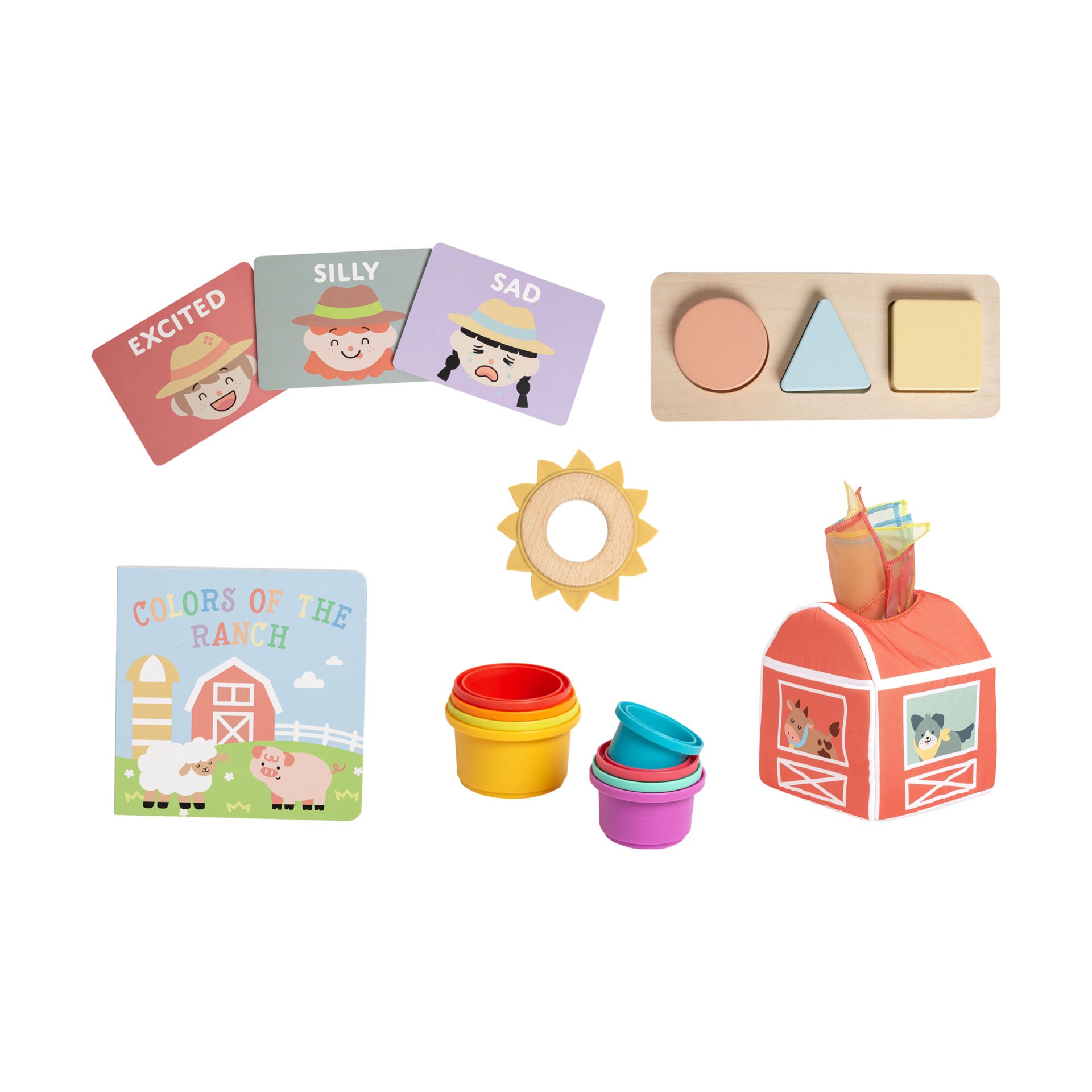 Pearhead 6-12 Months Baby Learning Toys Set.