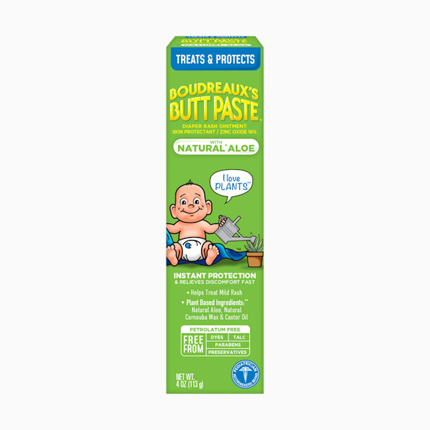 Boudreaux's Butt Paste Diaper Rash Cream with Natural Aloe.
