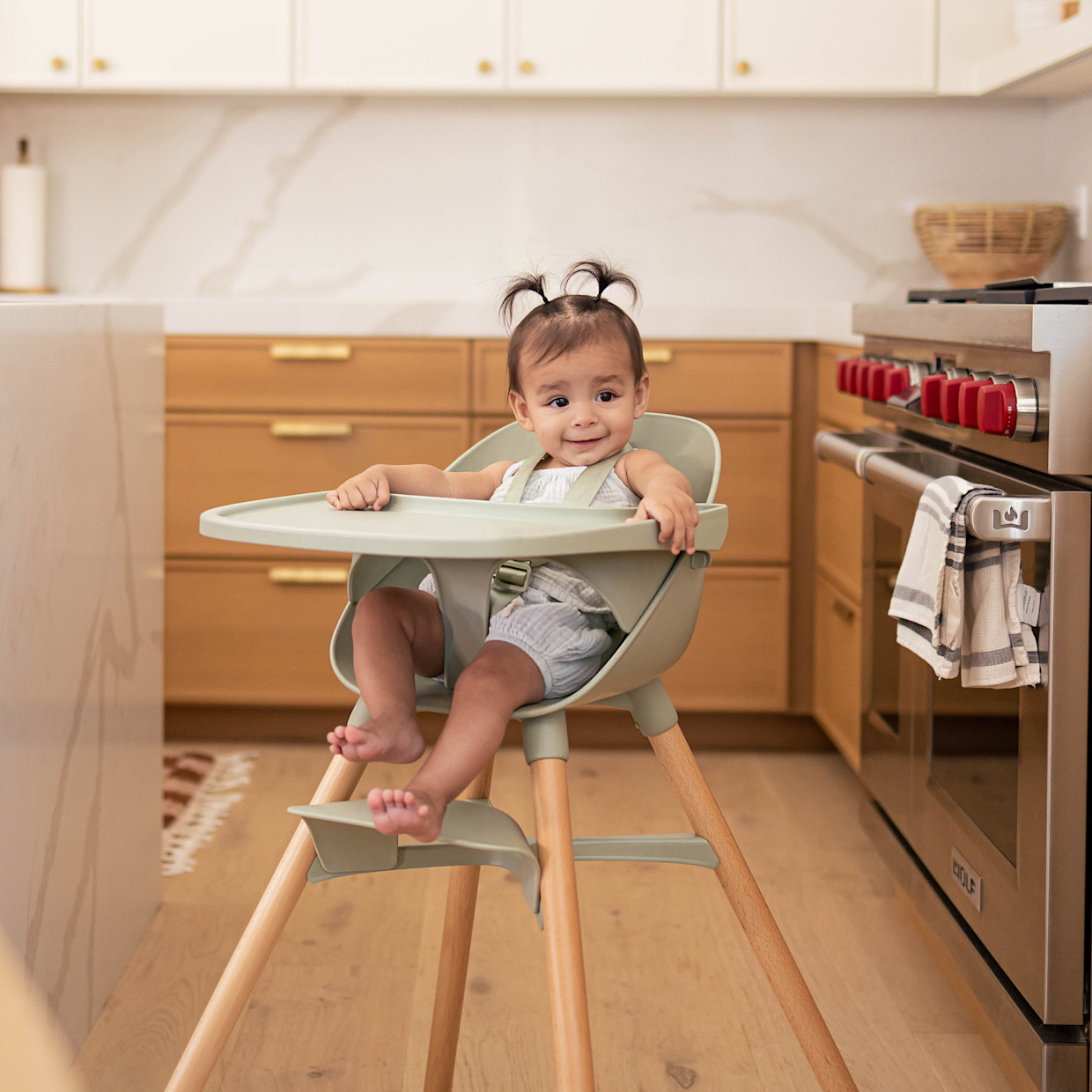 Lalo High Chair - Sage.