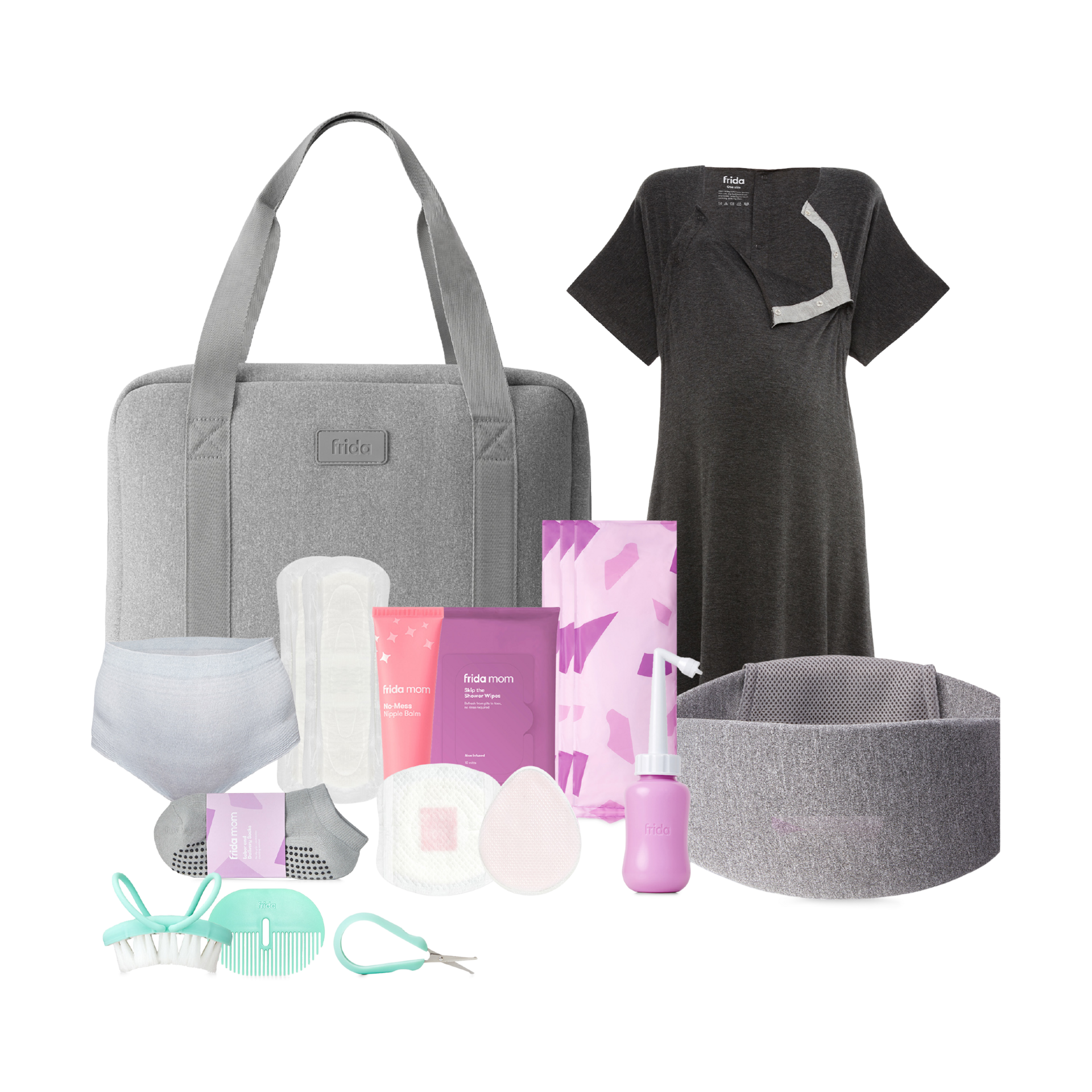 Frida Mom C-Section Motherloaded Hospital Bag Kit.