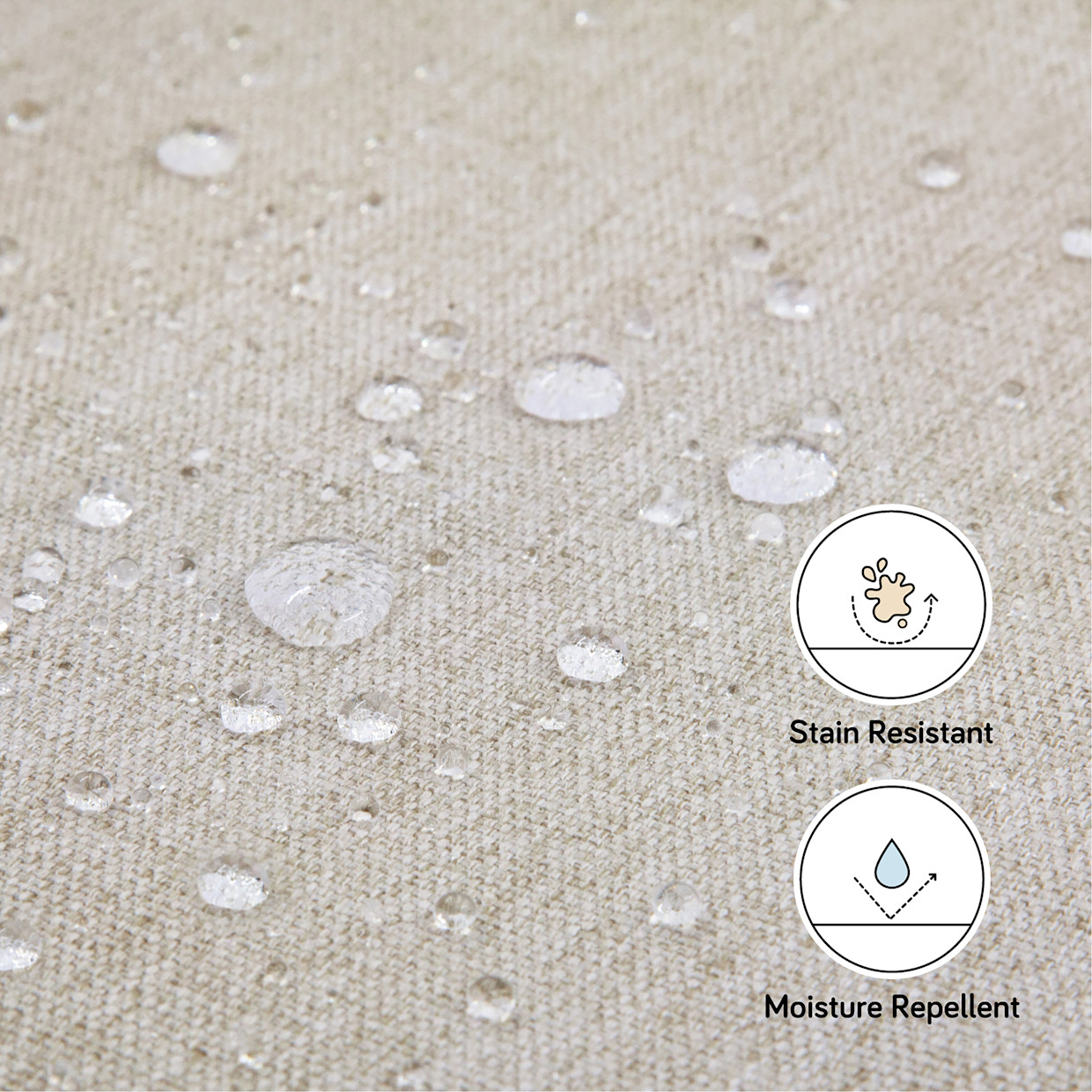 babyletto Toco Swivel Glider and Stationary Ottoman - Performance Beach Eco Weave.