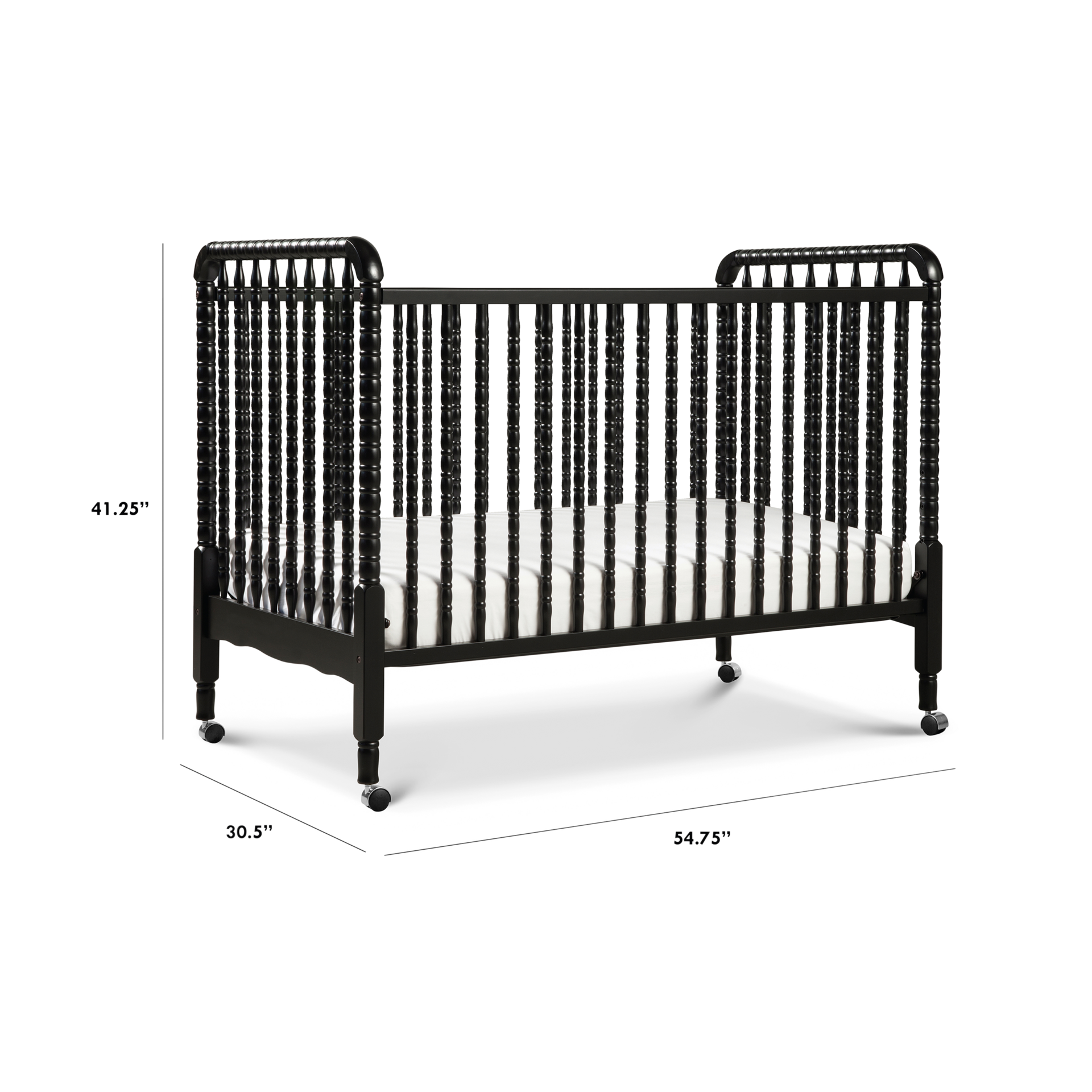 DaVinci Jenny Lind Stationary Crib Ebony Babylist Shop