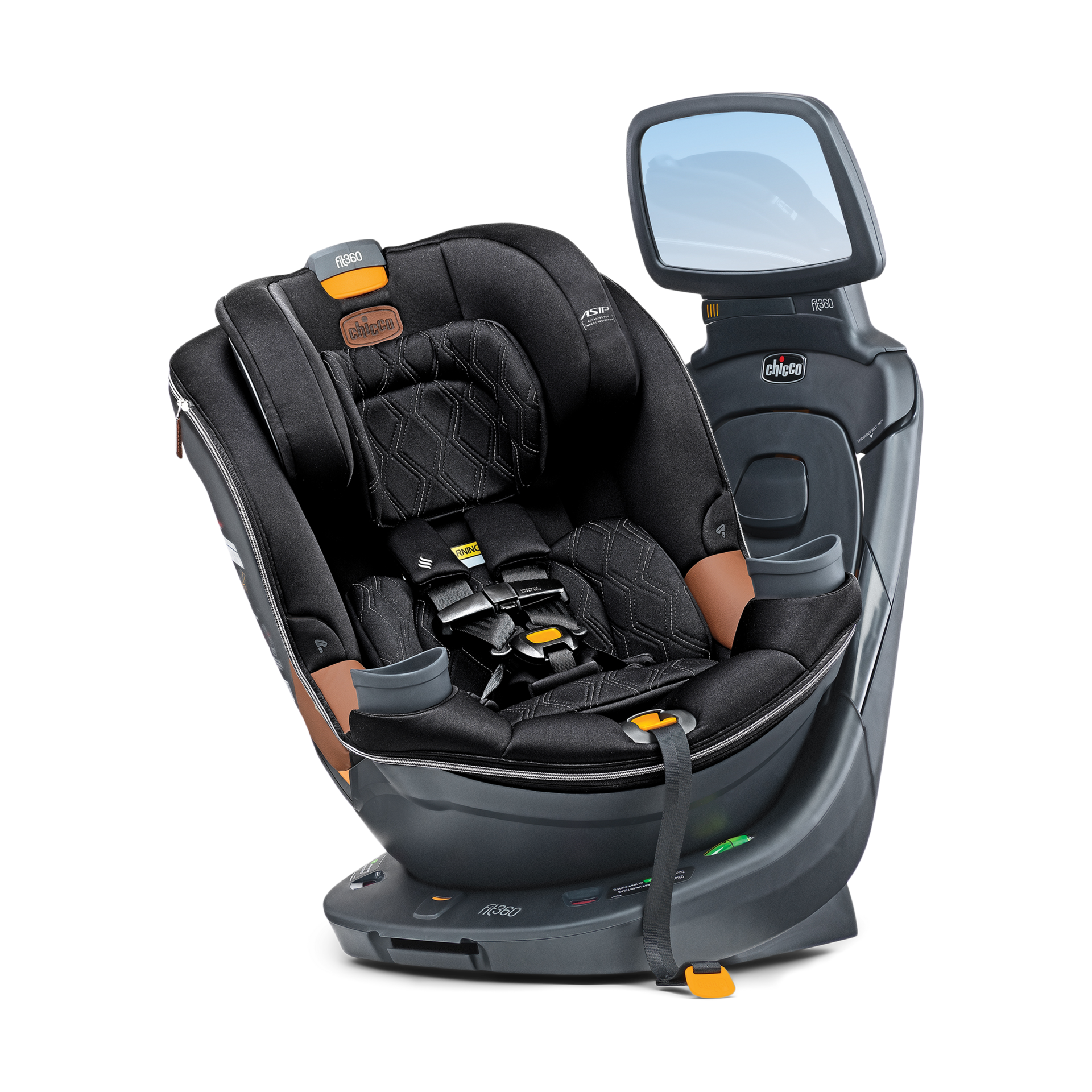 Chicco Fit360 Zip ClearTex Rotating Convertible Car Seat.