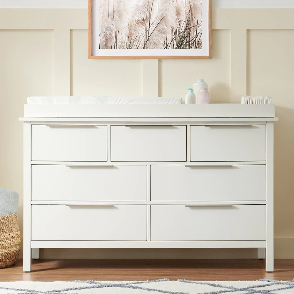 Nursery chest best sale of drawers white