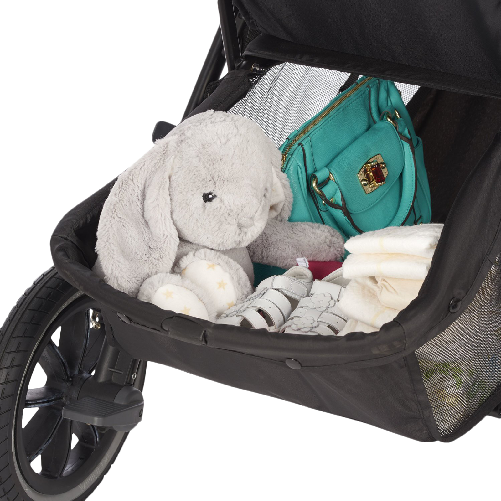 evenflo folio3 stroll and jog travel system with litemax 35 infant car seat skyline