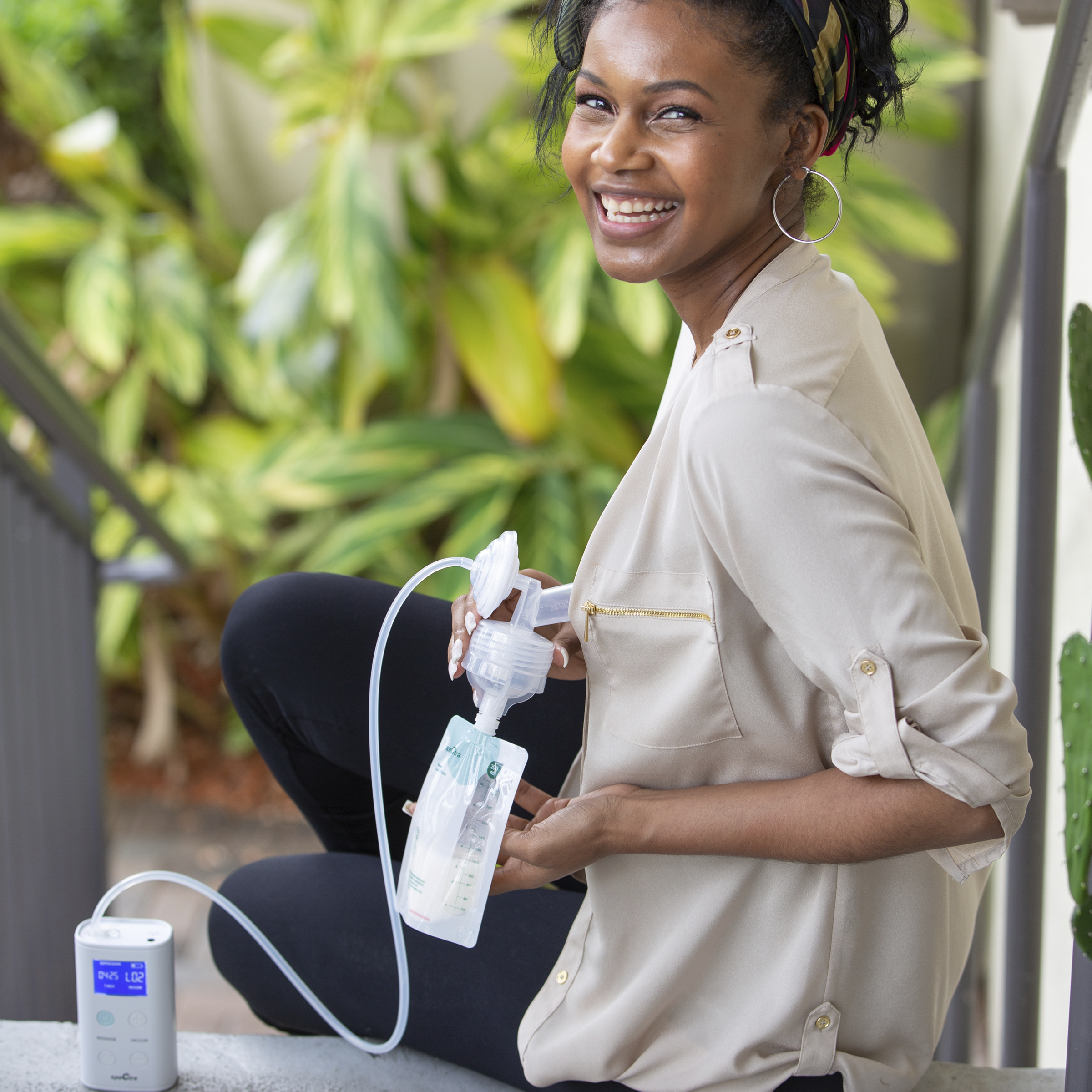 Spectra Simple Store Breast Milk Collection Storage Bags with Bottle Connector - 10ct.